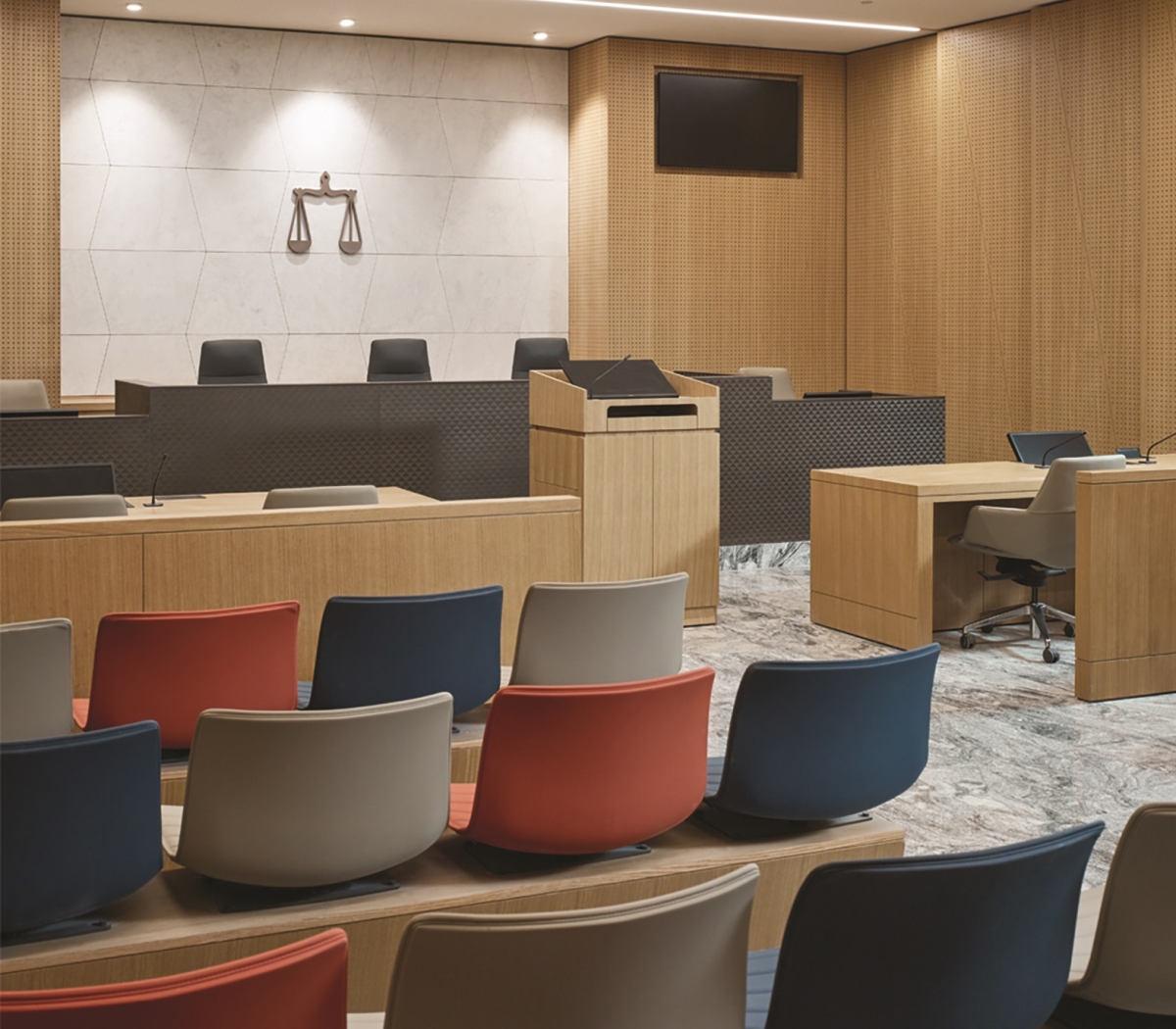 قاعة محكمة قصر العدل
