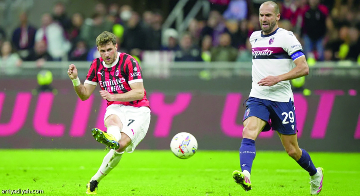 سانيتاغو خيمينيز مسجلاً في مرمى بولونيا