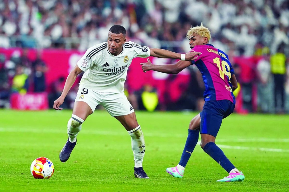 مواجهة جديدة بين لامين يامال وكيليان مبابي