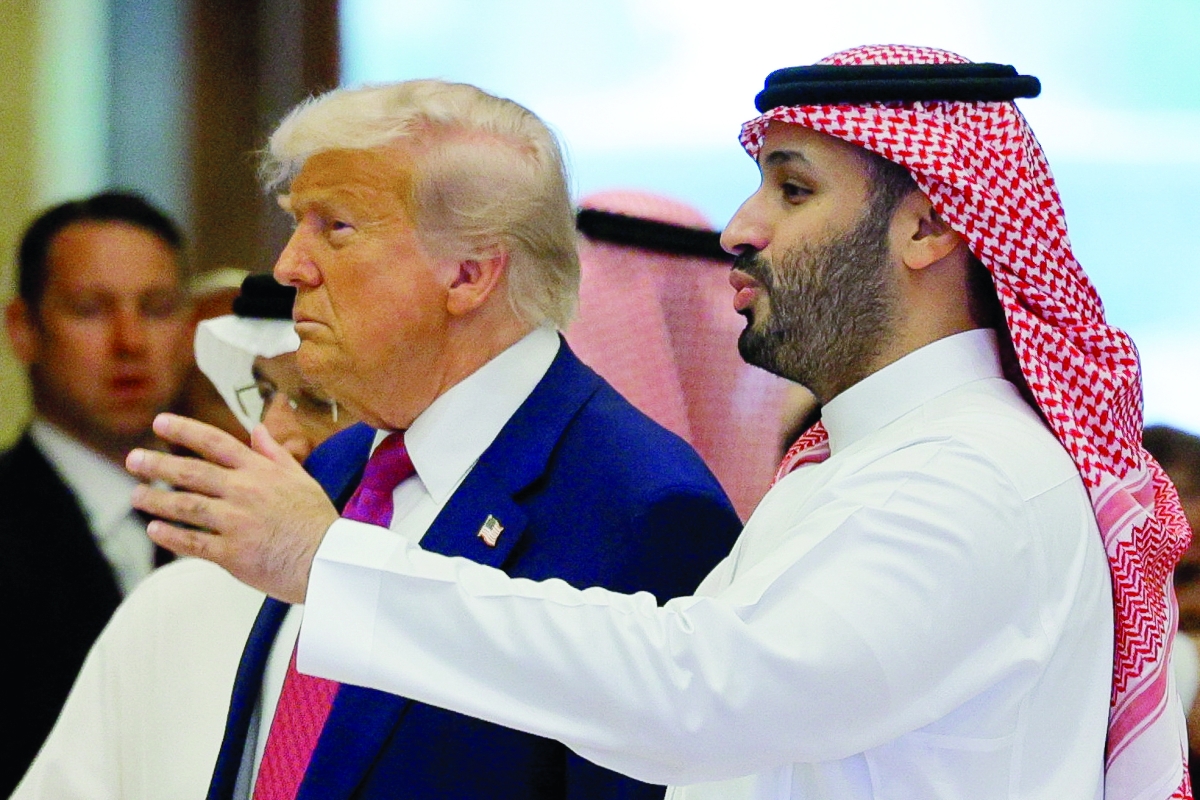 


حديث بين ترامب والأمير محمد بن سلمان 	(رويترز) 