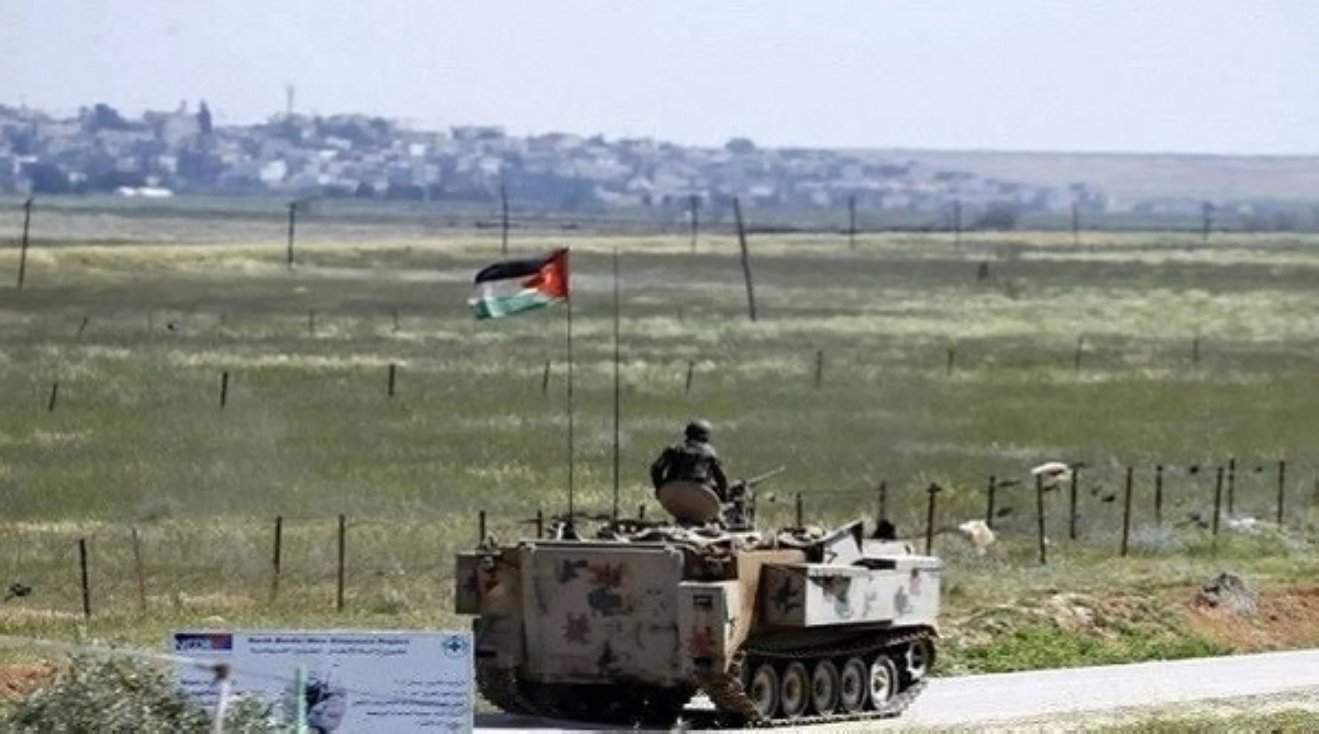 آلية عسكرية أردنية (أرشيفية) 