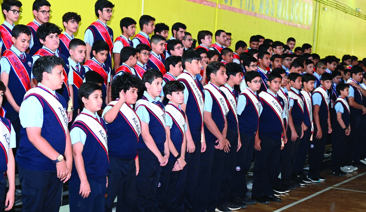 


فائقو البكالوريا الأمريكية 	(تصوير سعود سالم) 