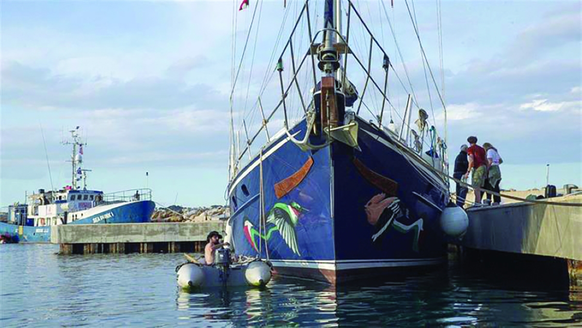 السفينة «مادلين» في طريقها إلى غزة