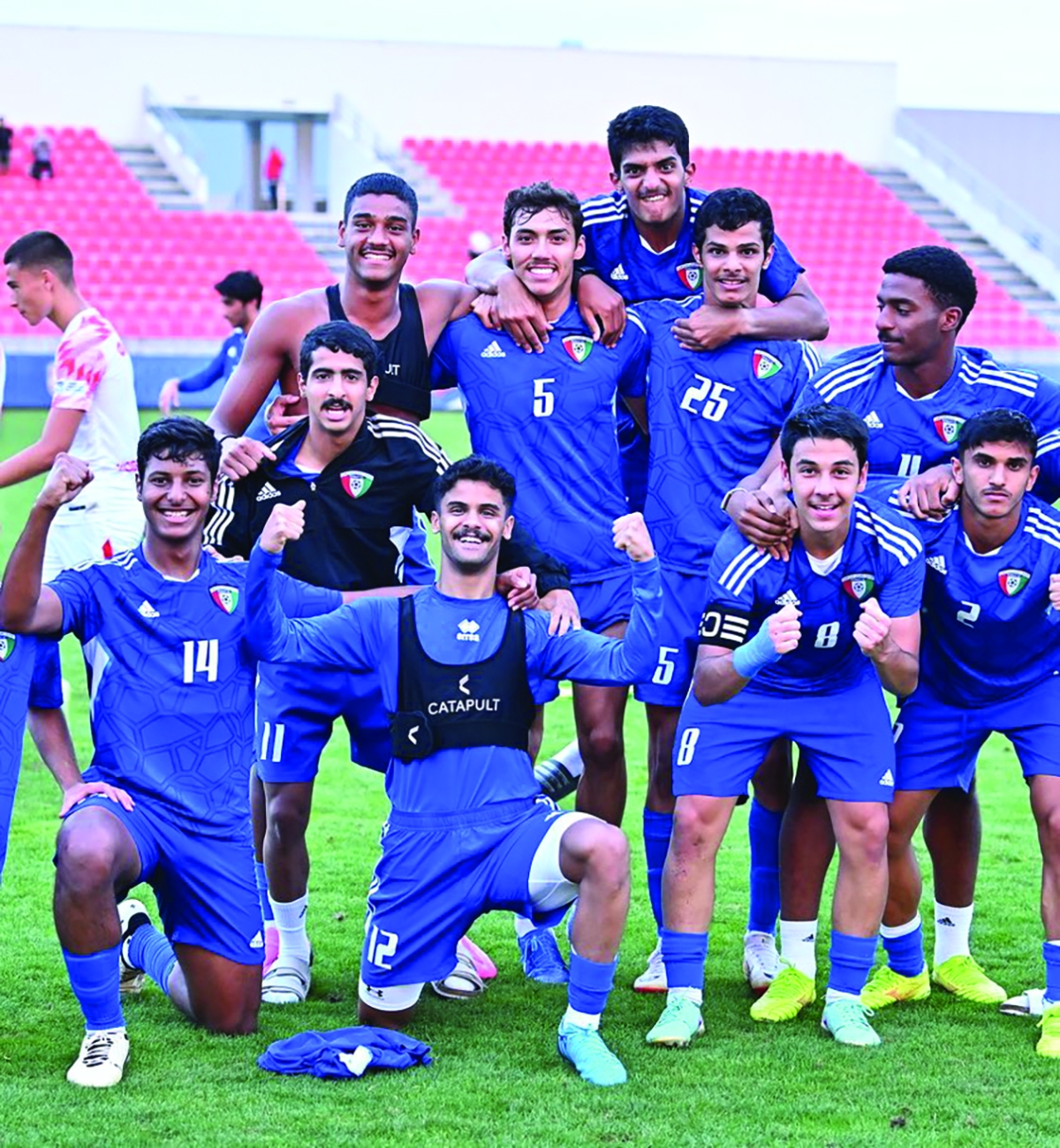 عدد من لاعبي المنتخب الأولمبي