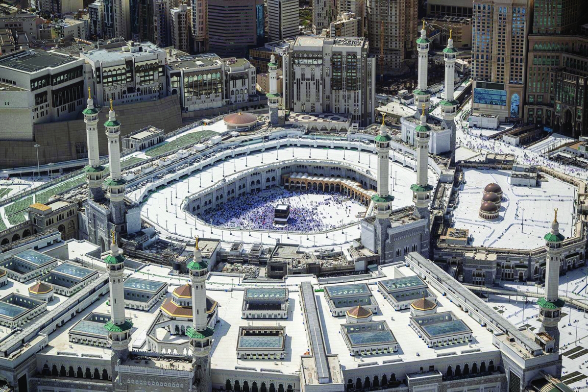 


صورة جوّية للمسجد الحرام	  (واس) 