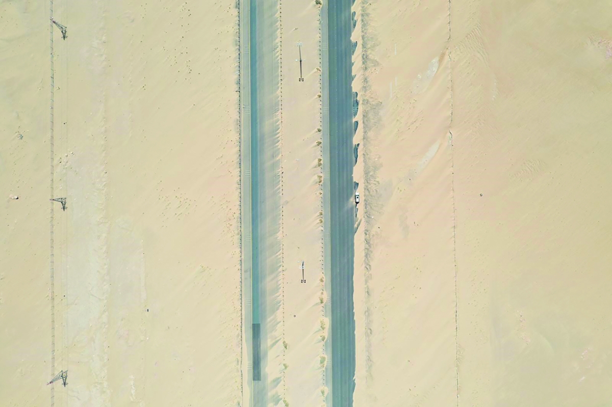 صورة جوية للسافي على طرق الصبية