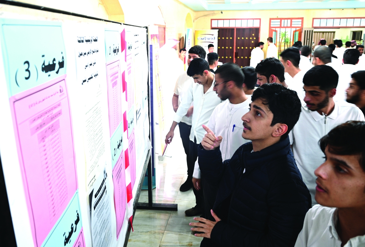 4 البحث عن اللجنة قبل بدء الاختبار