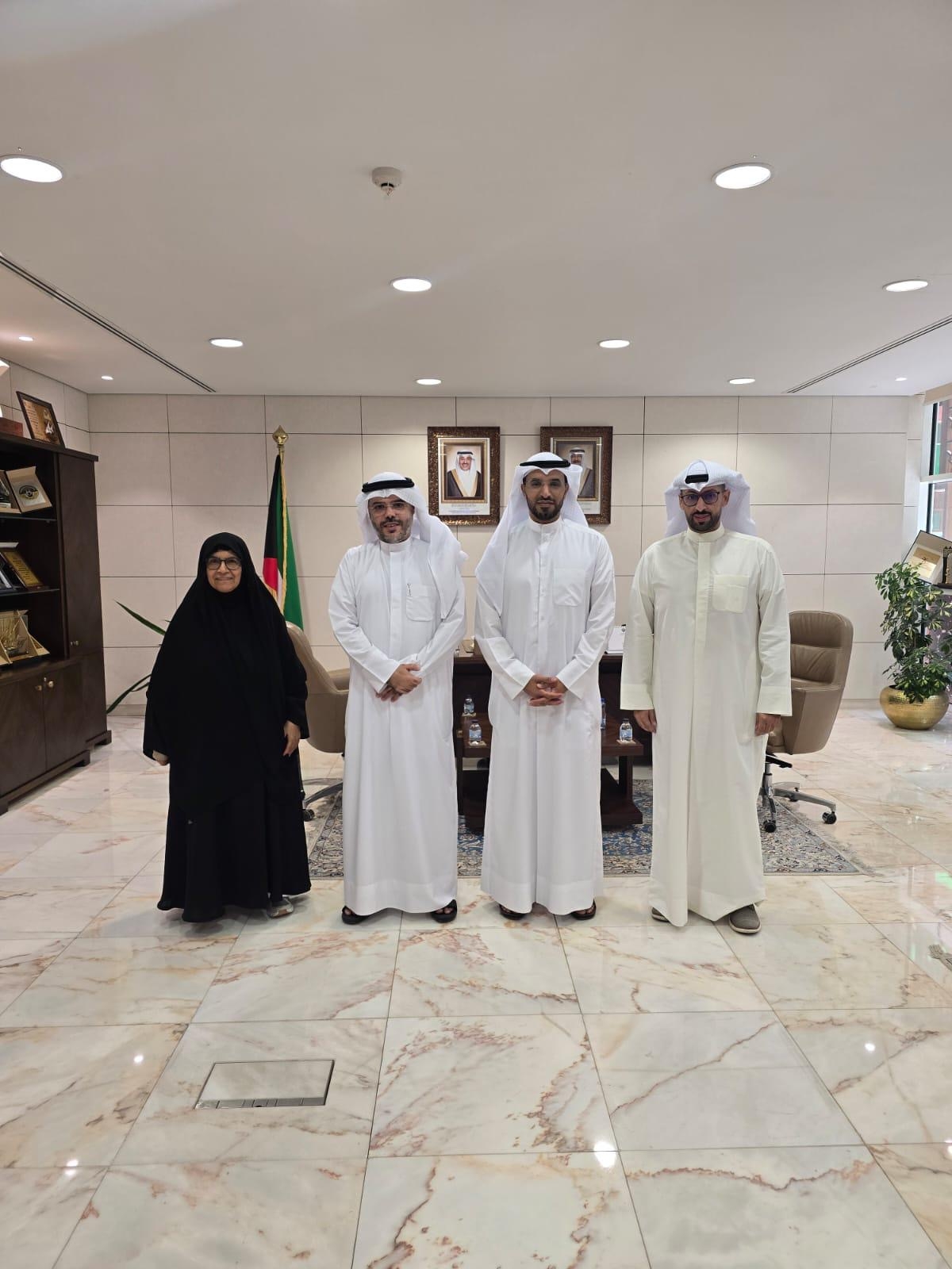 وكيل وزارة الشؤون مستقبلا وفد اتحاد الجمعيات والمبرات الخيرية 