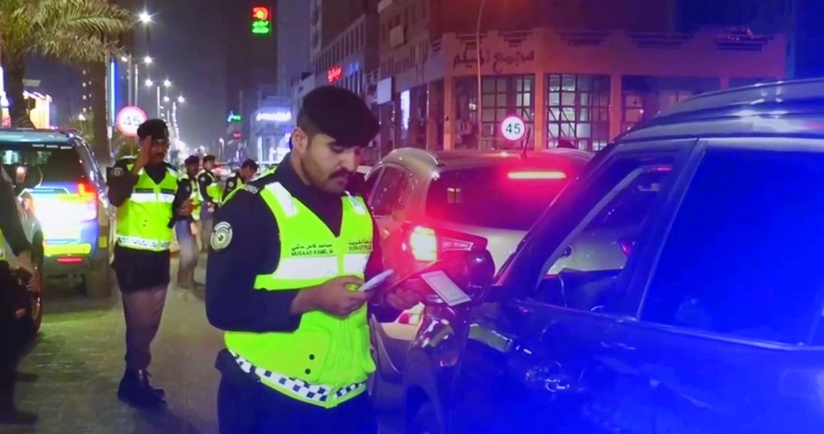 من الحملة المرورية