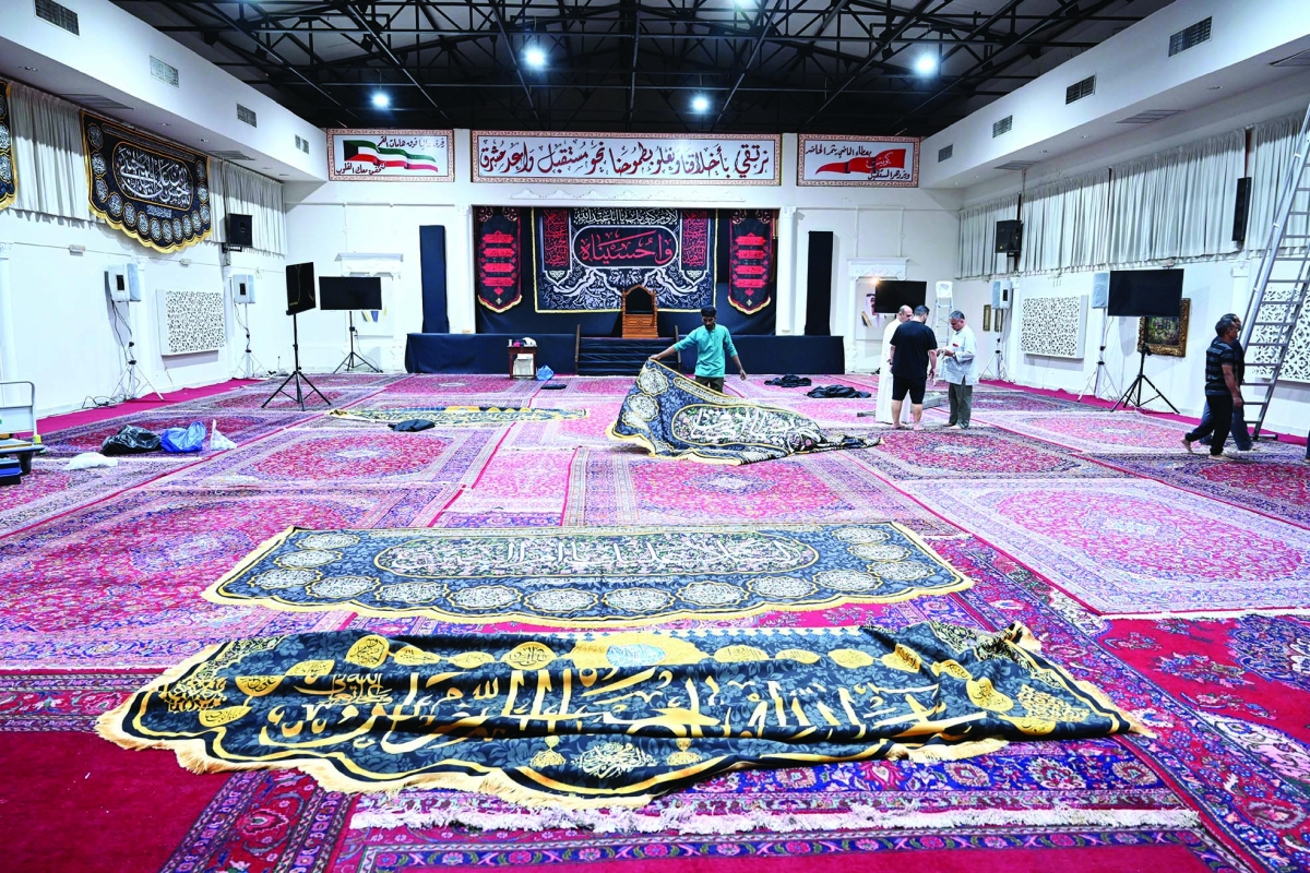 


مسارح المدارس... مجالس حسينية	 (تصوير أسعد عبدالله) 