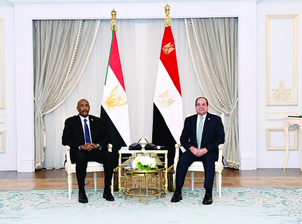 قمة بين السيسي والبرهان في العلمين