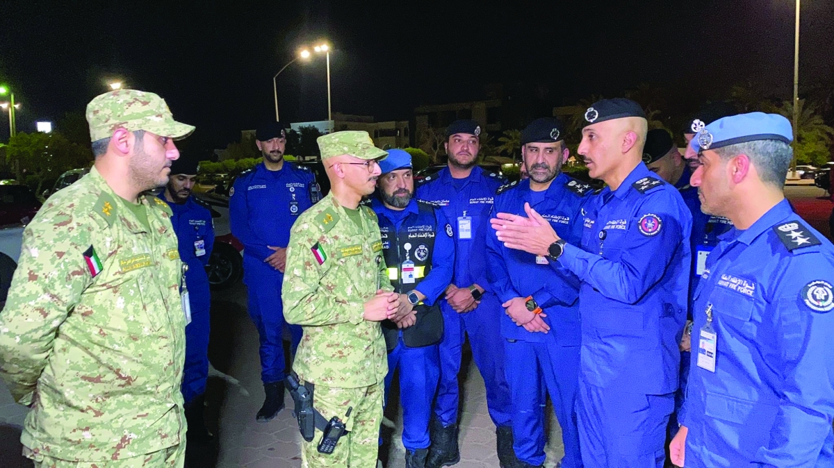 نائب الرئيس لقطاع المكافحة بقوة الإطفاء يتفقد نقاط تأمين الحسينيات