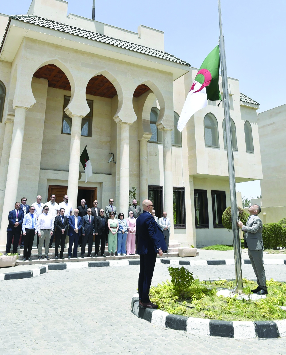 جانب من احتفالية سفارة الجزائر بذكرى الاستقلال