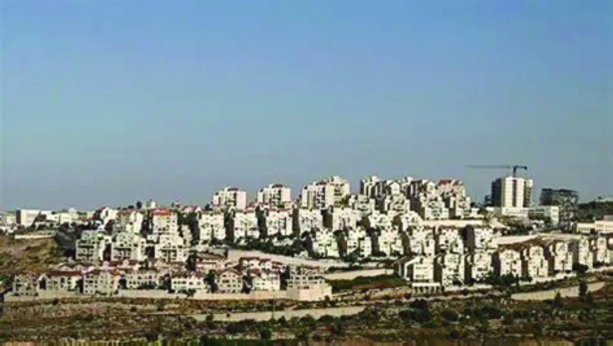 مستوطنة يهودية في الضفة المحتلة