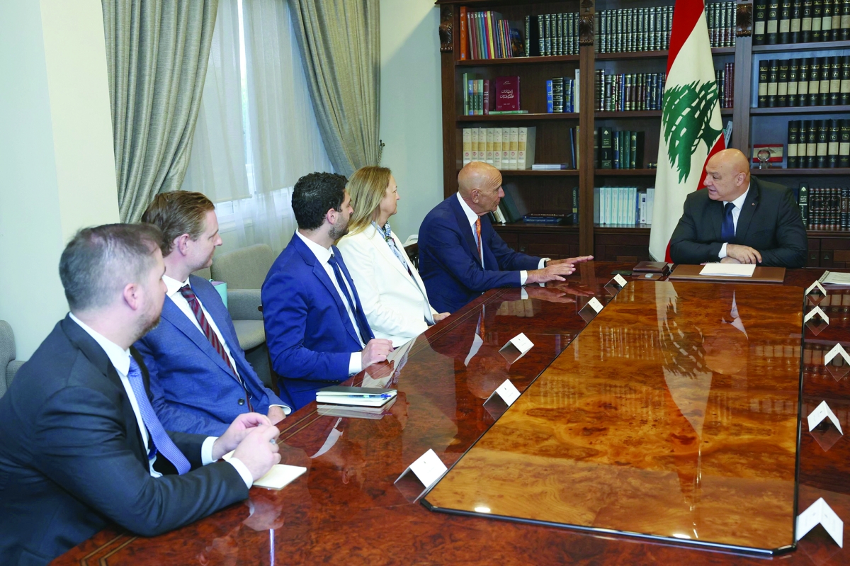 لقاء عون وبراك في القصر الرئاسي