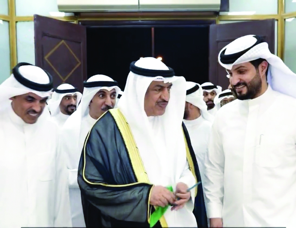 الحبشي مفتتحاً صالة الأفراح بعد إعادة تأهيلها ‫