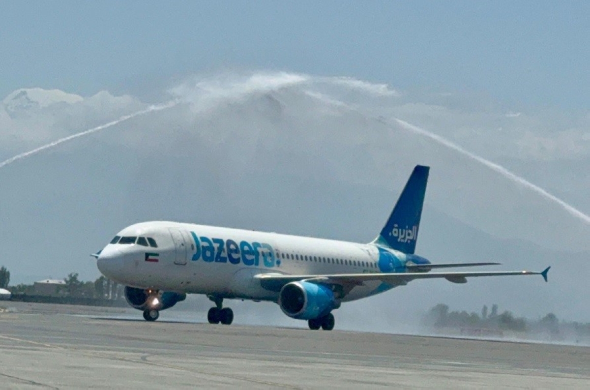  أولى رحلات طيران الجزيرة إلى العاصمة الأرمينية يريفان