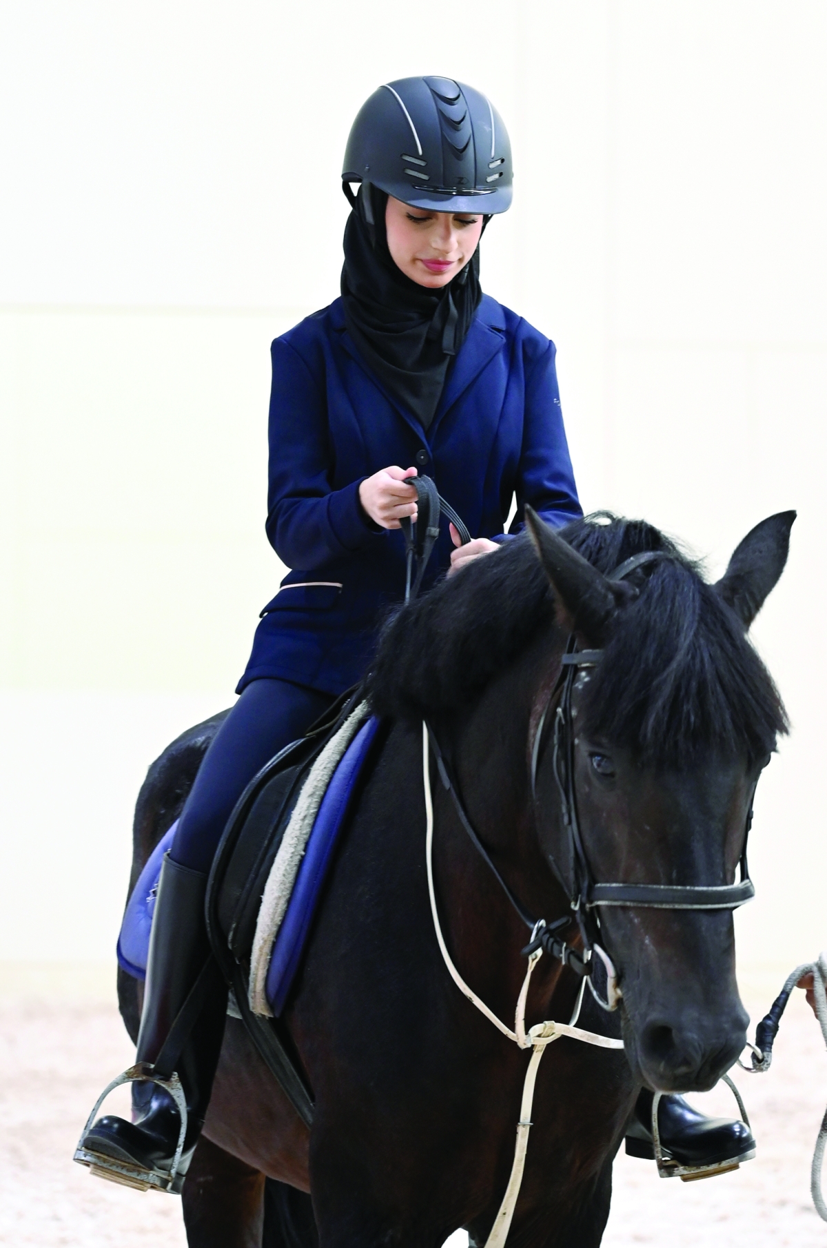 فارسة في المضمار   (تصوير سعود سالم)