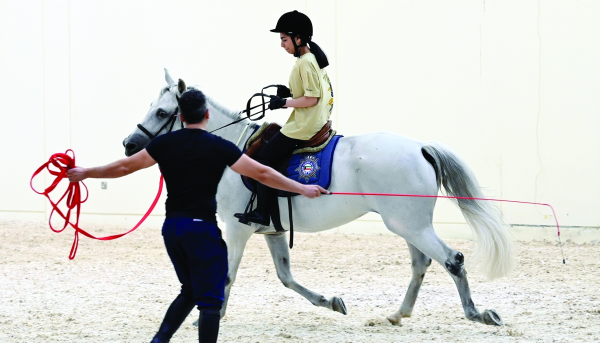 تدريب على ركوب الخيل