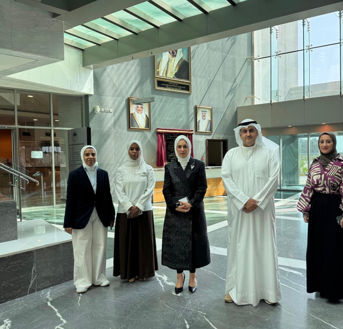 وزير العدل خلال الجولة