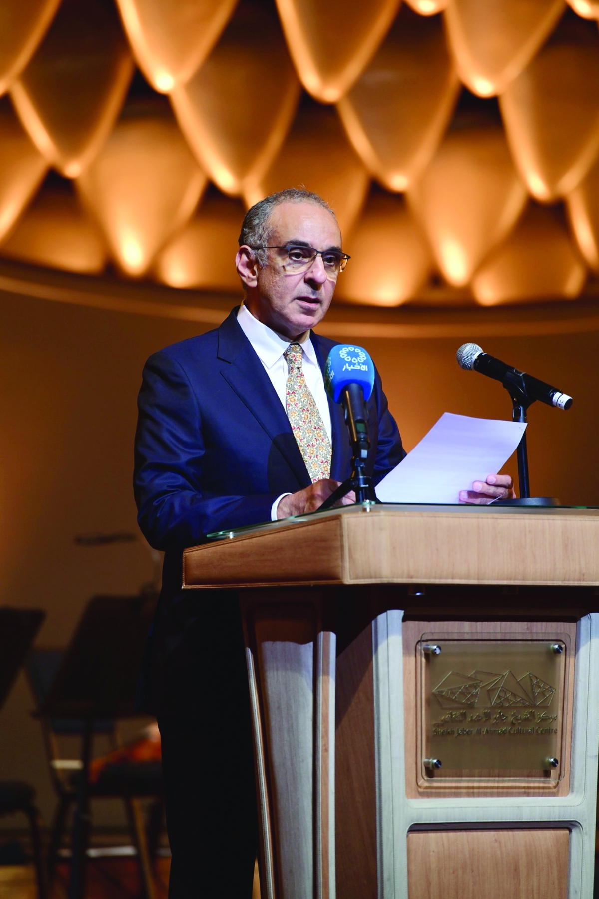 


محمد الجسار يلقي كلمة الافتتاح 