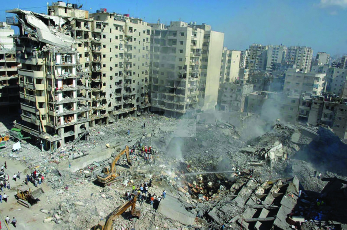 الدمار في الضاحية الجنوبية