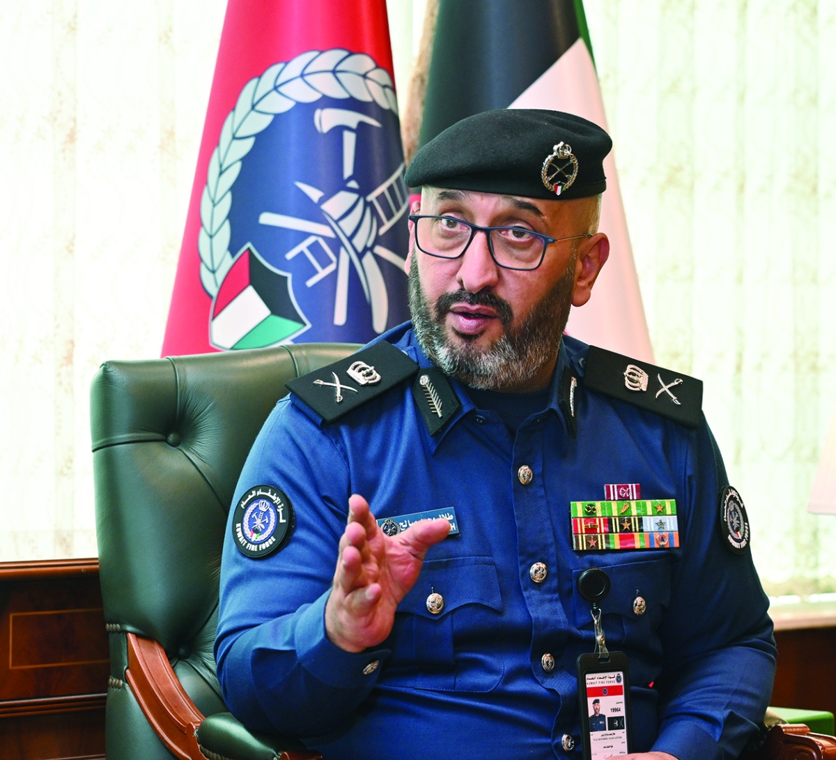 اللواء طلال الرومي      (تصوير أسعد عبدالله)