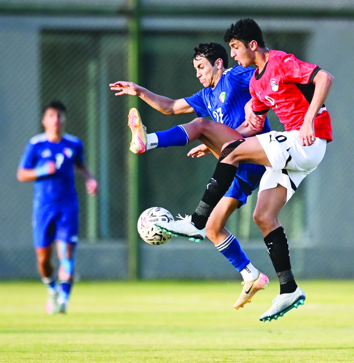 


من المباراة السابقة بين «الأولمبي» وشباب مصر 