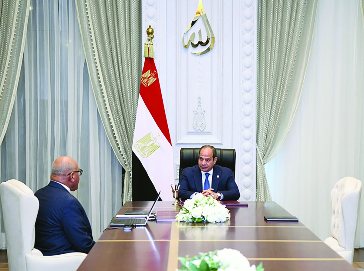 السيسي مستقبلاً رئيس الهيئة العربية للتصنيع