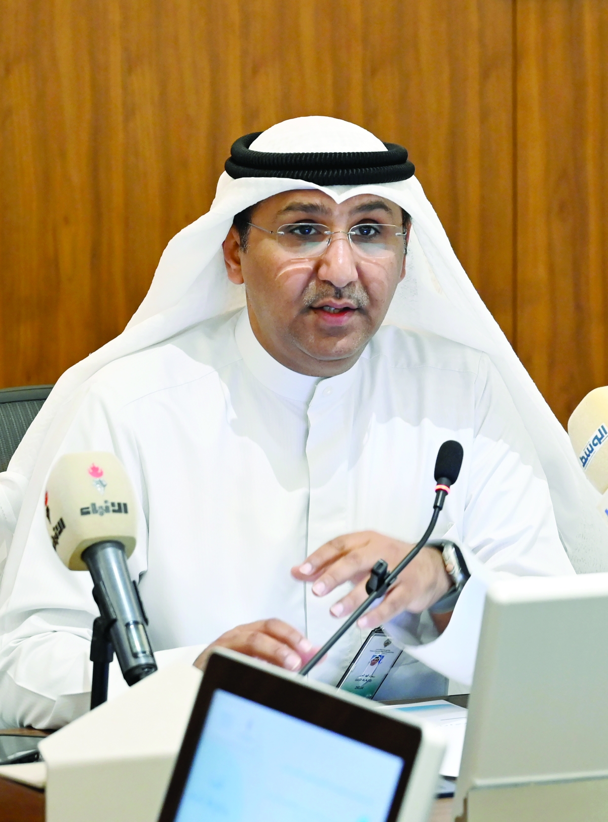 


سعود العجمي متحدثاً 