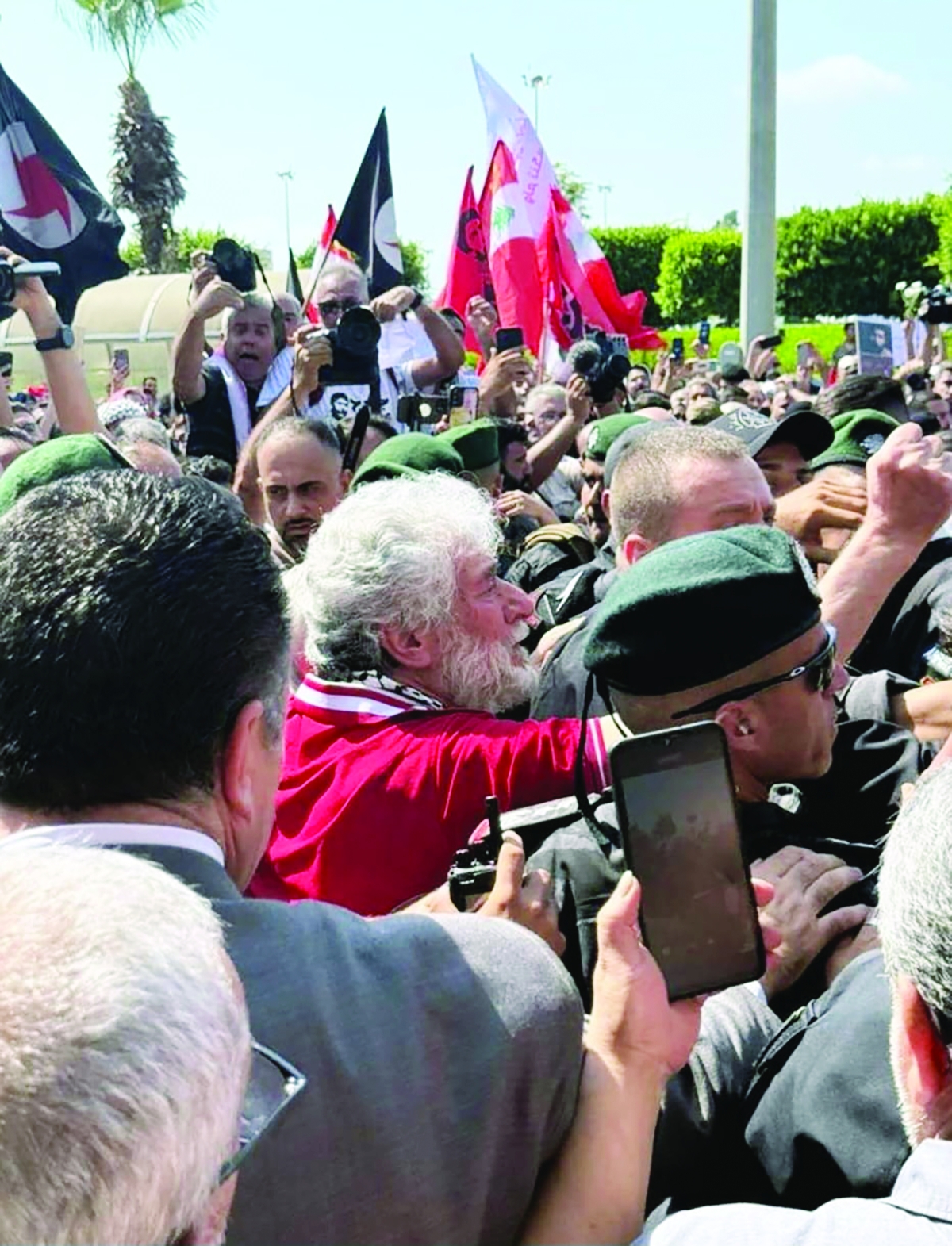 استقبال حافل لجورج عبدالله