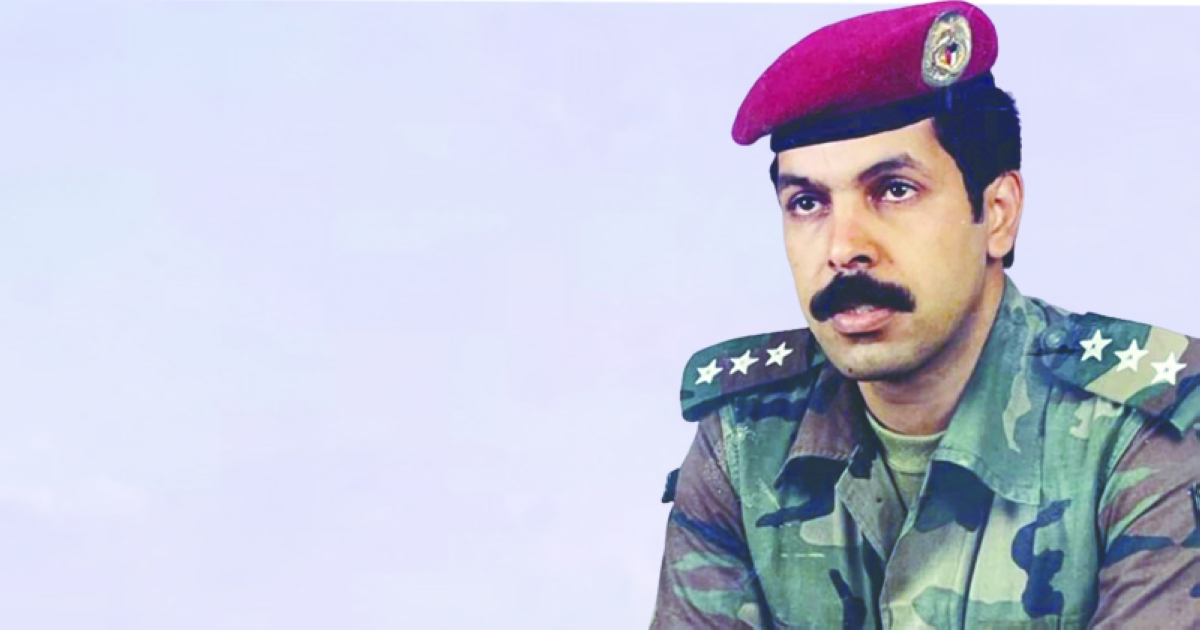 محمد رافع الديحاني برتبة نقيب 