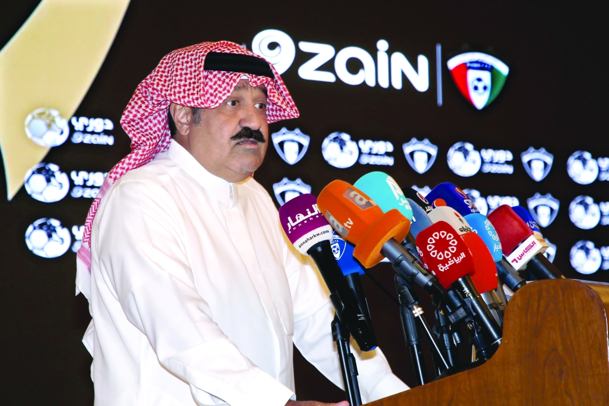 أحمد اليوسف خلال الحفل
