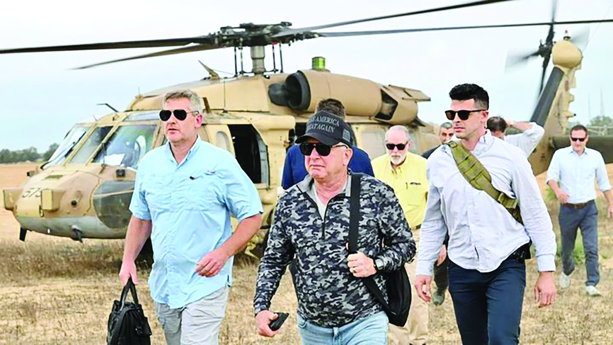 ويتكوف يزور مركز مساعدات في رفح جنوب غزة