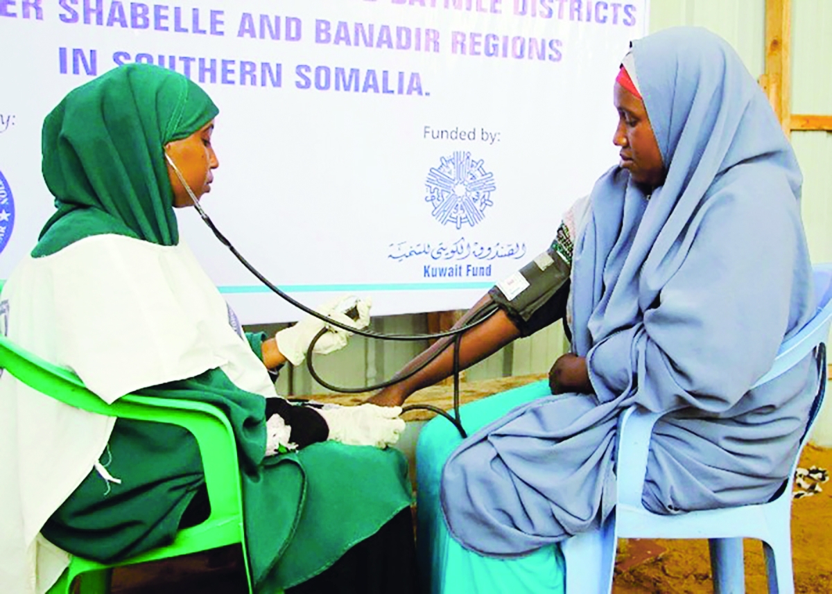 أحد المشاريع العلاجية في أفريقيا