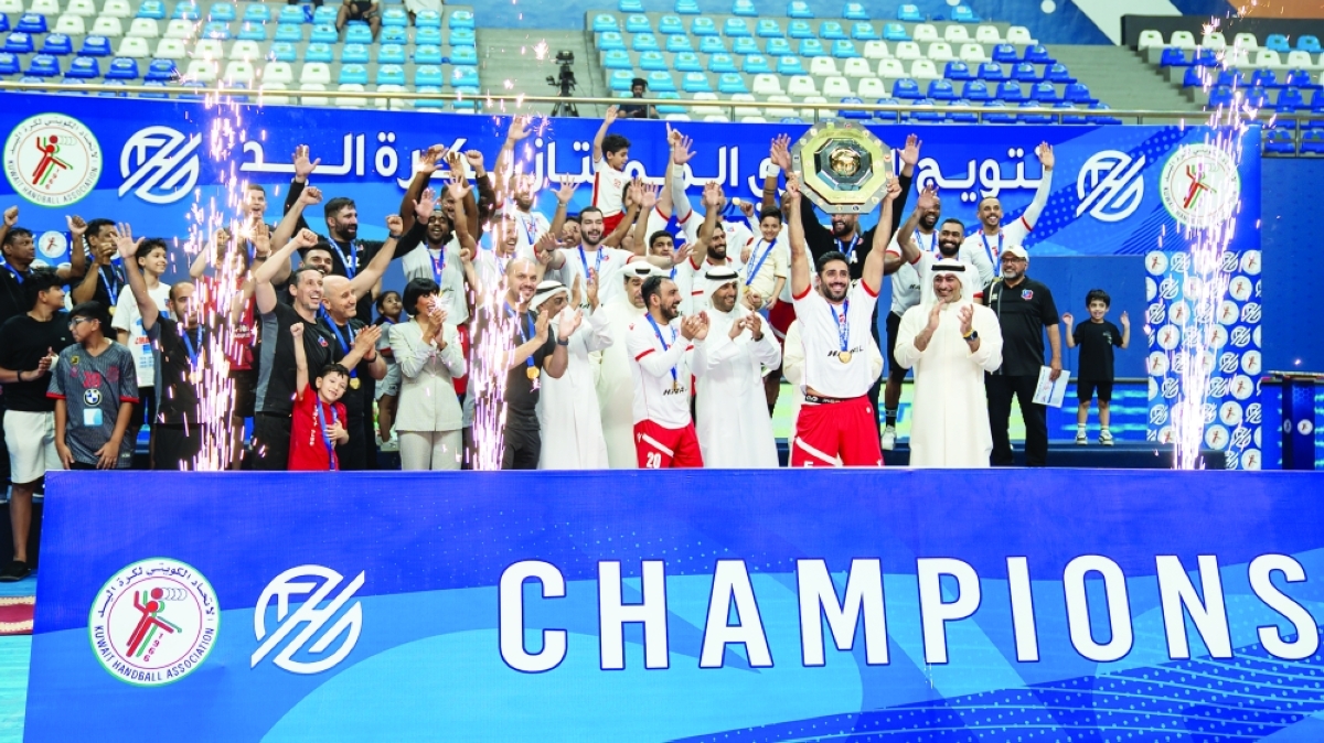 فريق الكويت بطل الدوري الممتاز لكرة اليد 