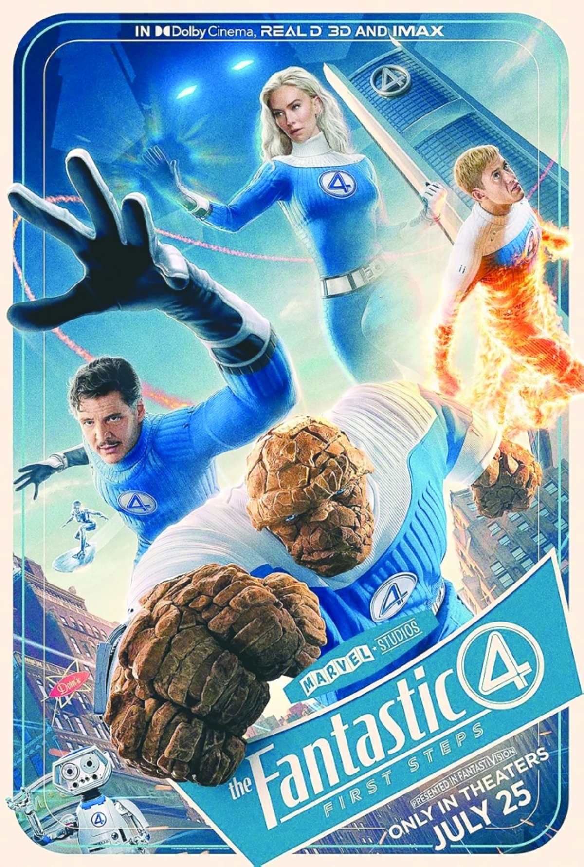 ملصق فيلم «The Fantastic Four: First Steps» 