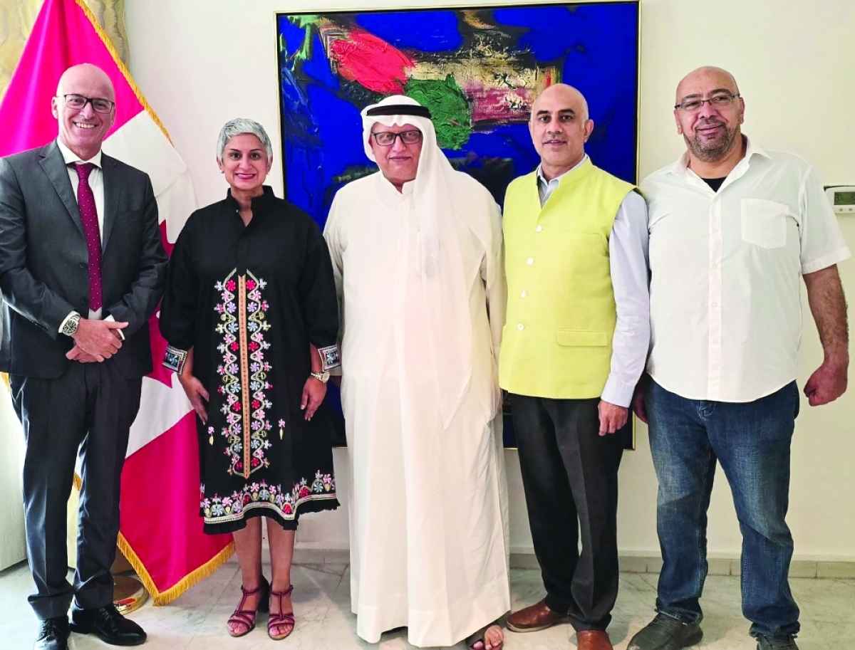 سفيرة كندا مع ممثلي وسائل الاعلام