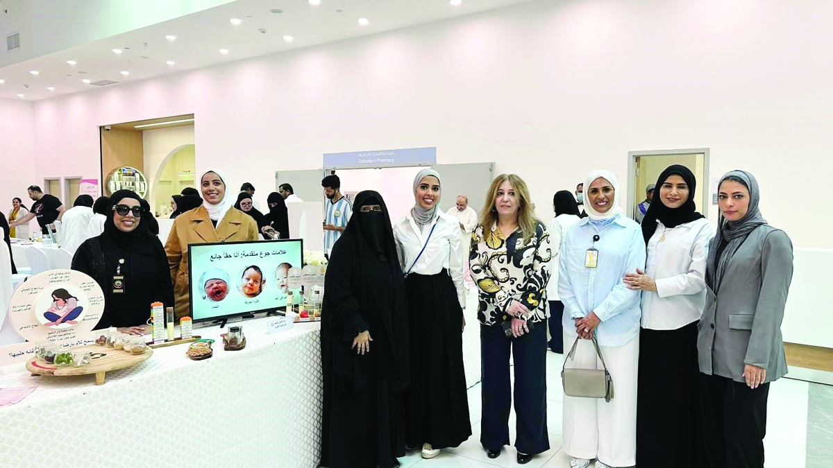 جانب من الحملة التوعوية بمناسبة الأسبوع العالمي للرضاعة الطبيعية