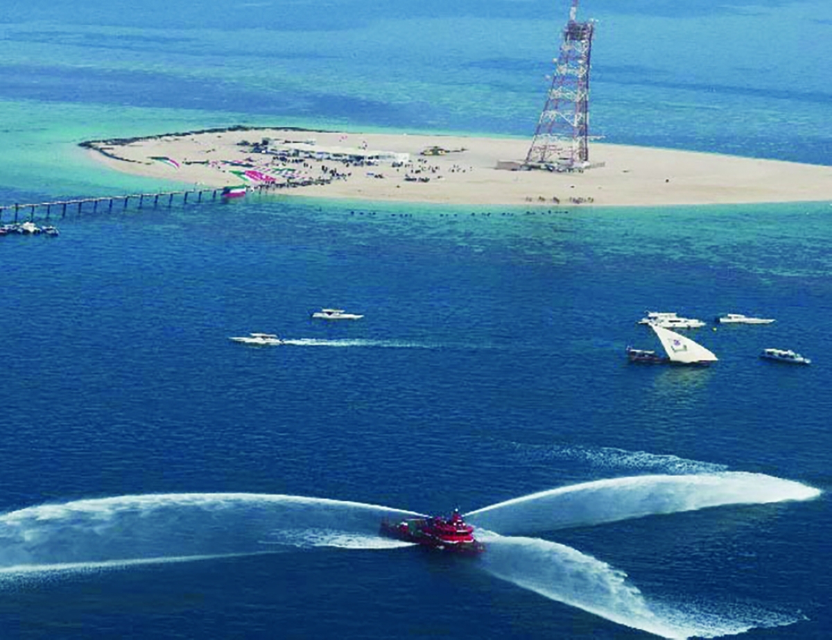 من أجواء الجزيرة