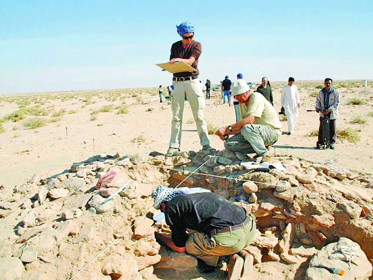 من عمليات التنقيب في الصبية