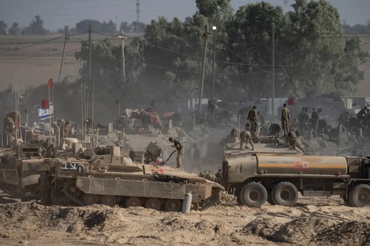 قوات إسرائيلية قرب حدود قطاع غزة