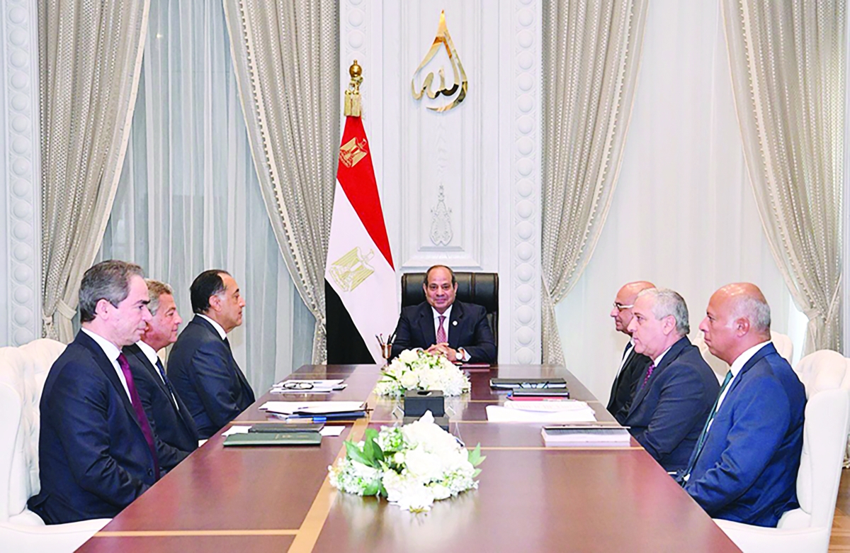 السيسي خلال اجتماع حكومي