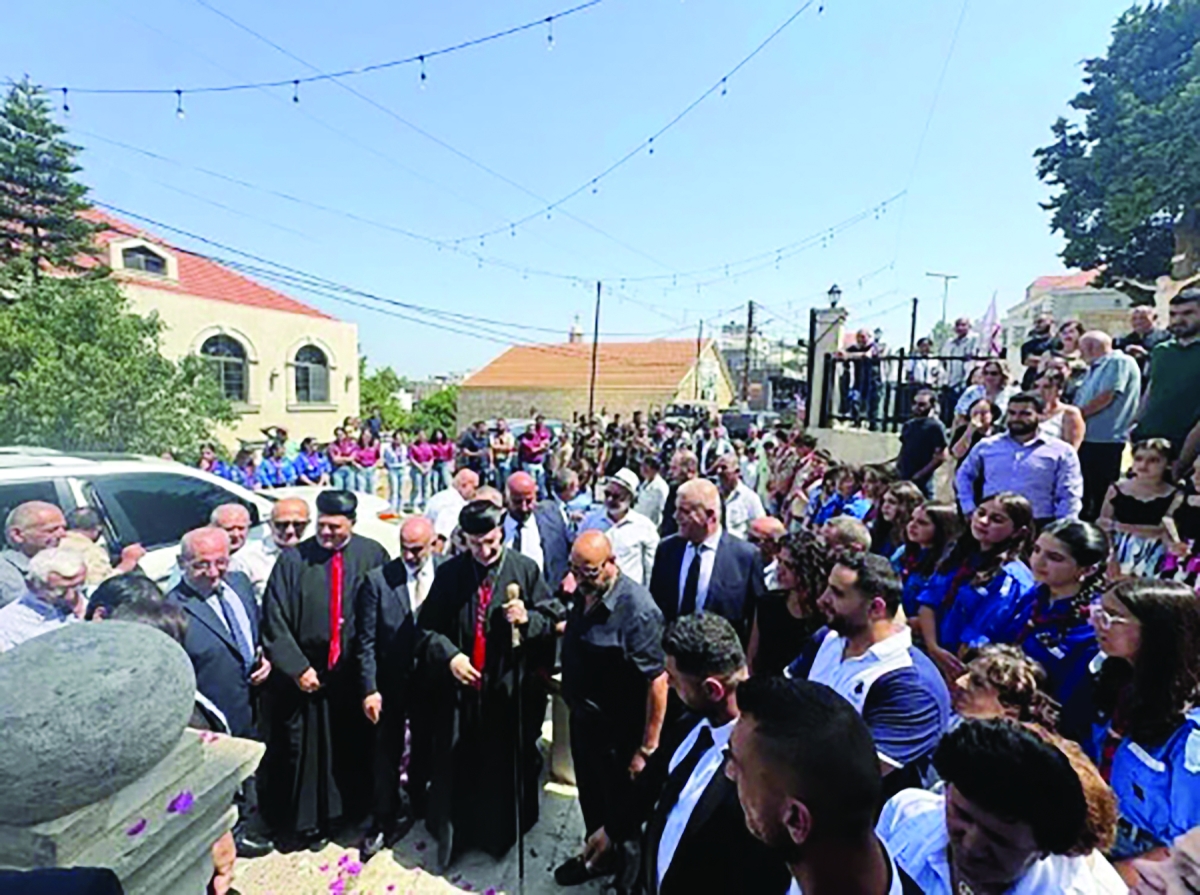 


جانب من جولة الراعي في جنوب لبنان 