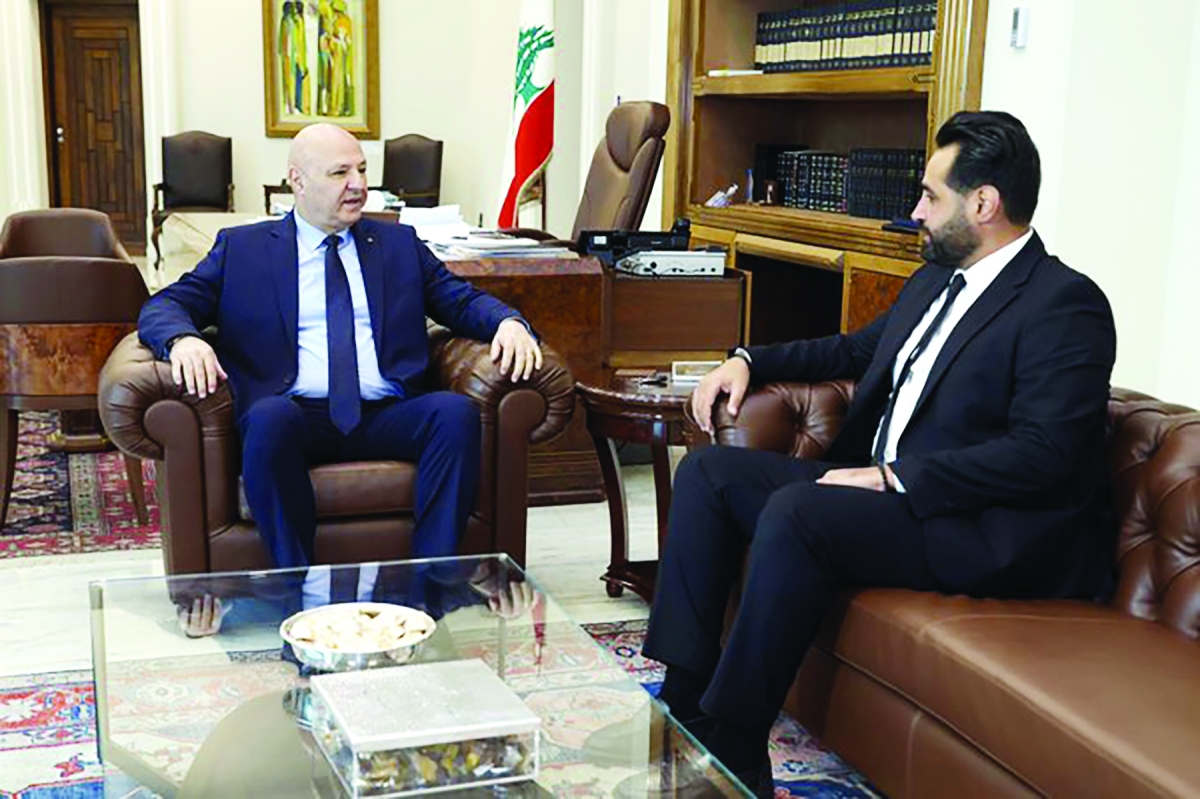 عون وحمدان خلال لقائهما في قصر بعبدا
