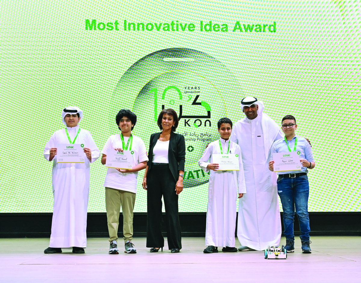 المصيبيح والدلالي يُكرّمان الفريق الفائز بفئة «أفضل فكرة مُبتكرة»