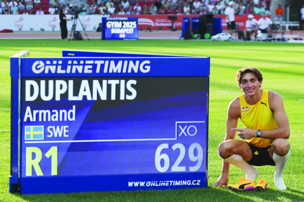 أرماند دوبلانتيس أمام رقمه القياسي الجديد 