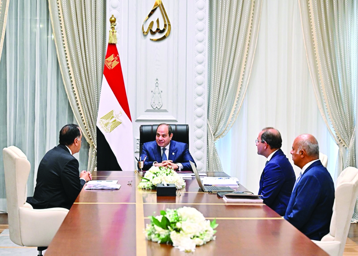 السيسي خلال اجتماع حكومي