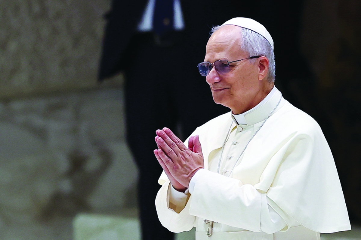 البابا في الفاتيكان (أ ف ب)