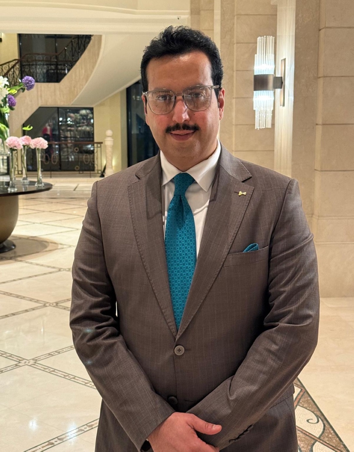 رئيس الوفد أمين صندوق الاتحاد الكويتي للجودو فيصل الحمد 